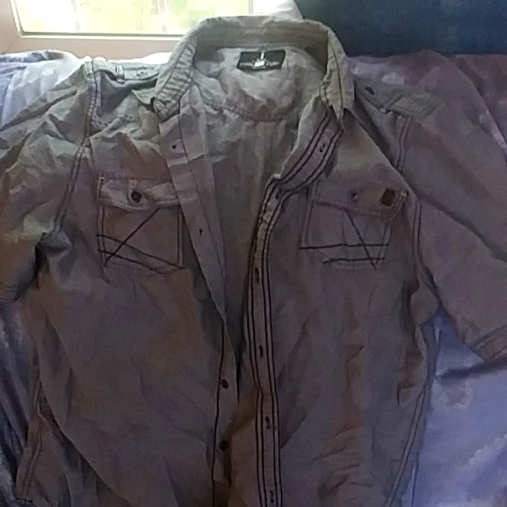Men's I jeans by buffalo dress shirt used